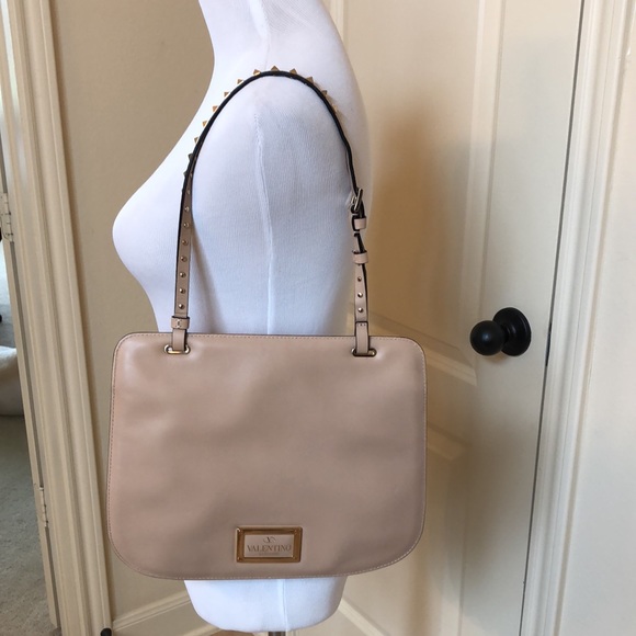 Valentino Handbags - - Valentino Leather Rockstud lambskin